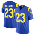 Choea LA.Rams #23 Kyren Williams Player Royal Limited Vapor F.U.S.E. Stitched Jerseys