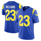 Choea LA.Rams #23 Kyren Williams Player Royal Limited Vapor F.U.S.E. Stitched Jerseys