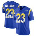 Choea LA.Rams #23 Kyren Williams Player Royal Limited Vapor Untouchable Home Game Stitched Jerseys
