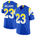 Choea LA.Rams #23 Kyren Williams Player Royal Rivalries Vapor Limited Home Game Stitched Jerseys