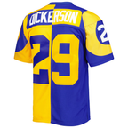 Choea LA.Rams #29 Eric Dickerson Mitchell & Ness RoyalGold 1984 Split Legacy Replica Jersey