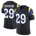 Choea LA.Rams #29 Eric Dickerson Player Black Rivalries Vapor Limited Stitched Jerseys