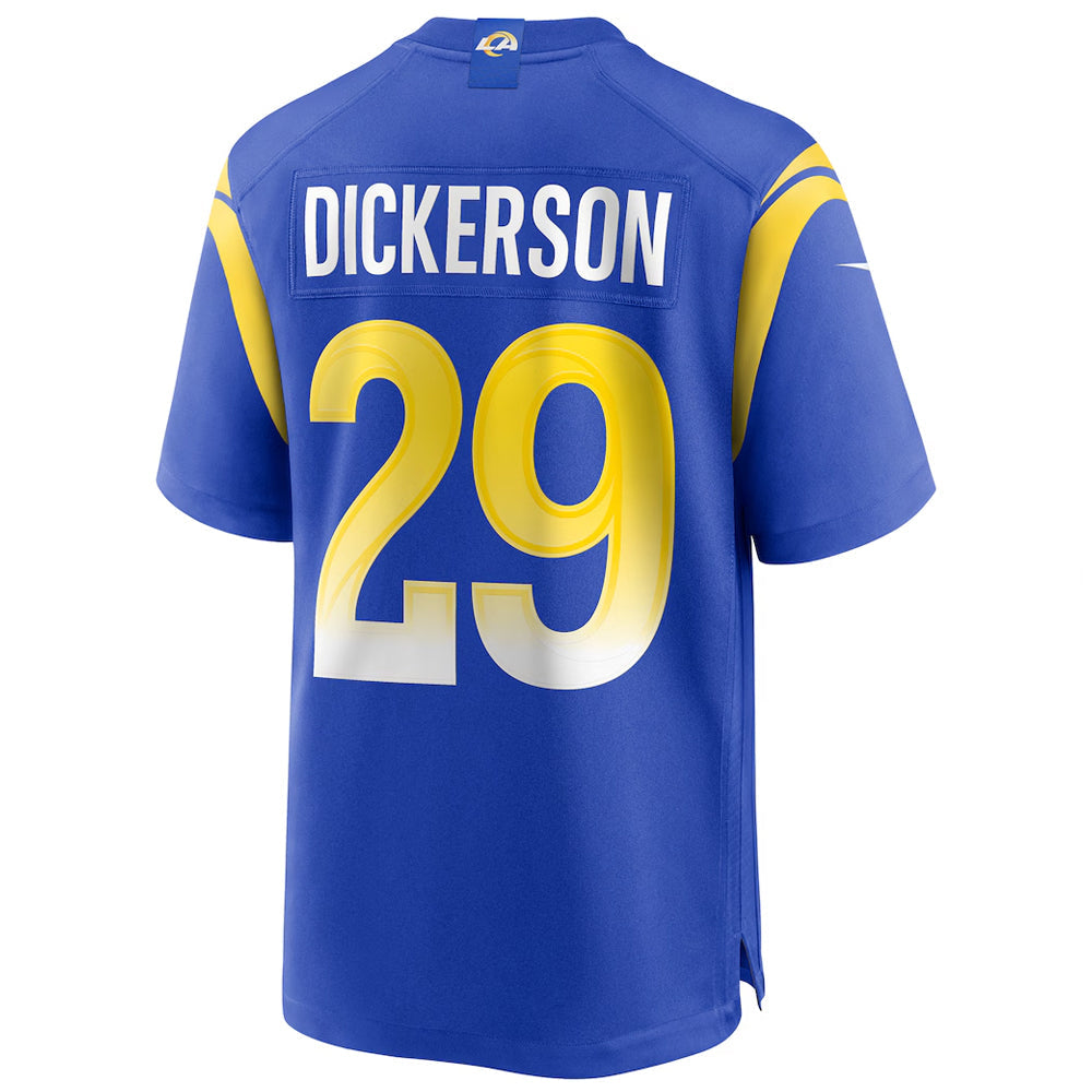 Choea LA.Rams #29 Eric Dickerson Player Royal Home Game Stitched Jerseys