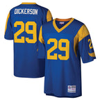 Choea LA.Rams #29 Eric Dickerson Player Royal Mitchell & Ness Legacy Replica Stitched Jerseys