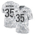 Choea LA.Rams #35 Jaylen Watson Player Arctic Camo Salute To Service Limited Game Stitched Jerseys