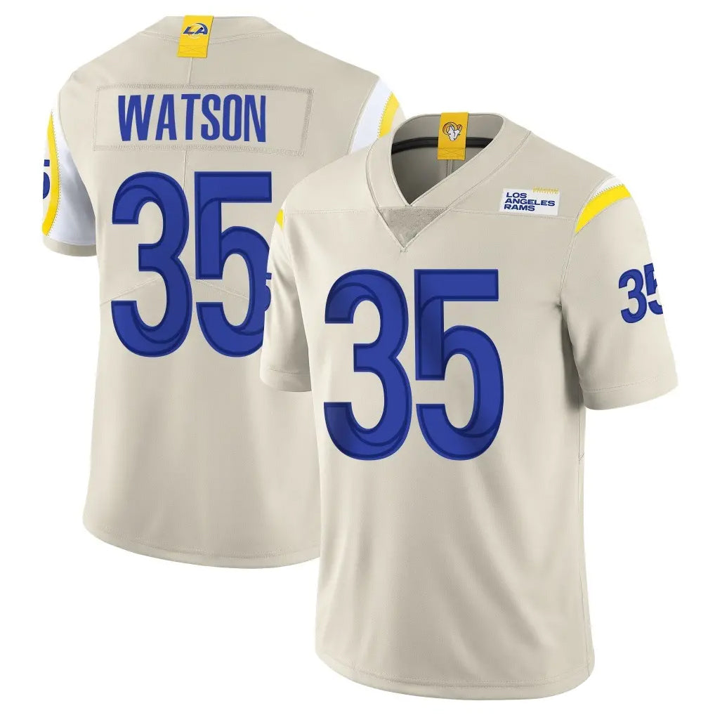 Choea LA.Rams #35 Jaylen Watson Player Bone Limited Vapor Home Game Stitched Jerseys