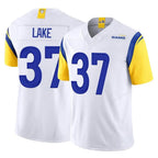 Choea LA.Rams #37 Quentin Lake Player White Limited Vapor F.U.S.E. Home Game Stitched Jerseys