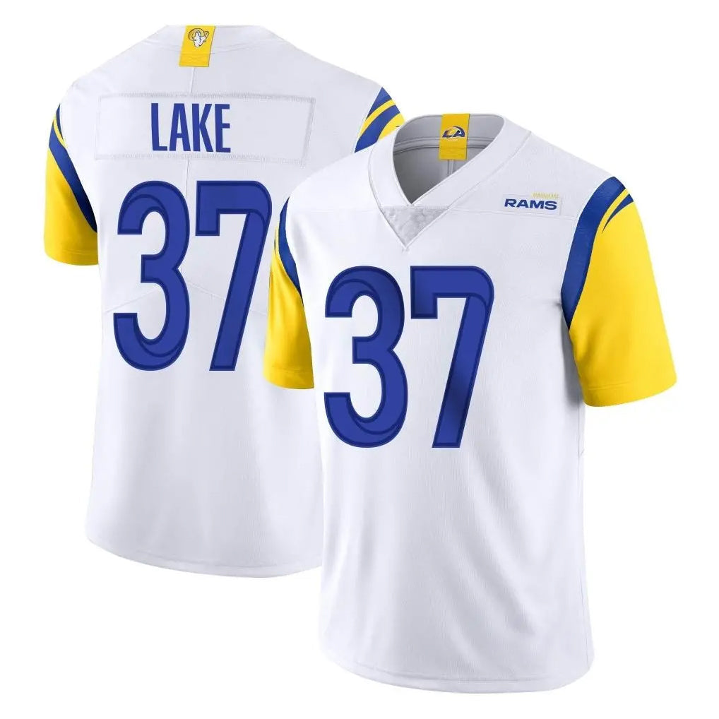 Choea LA.Rams #37 Quentin Lake Player White Limited Vapor Untouchable Home Game Stitched Jerseys