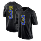 Choea LA.Rams #3 Kam Curl Player Black Fashion Limited Home Game Stitched Jerseys