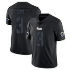 Choea LA.Rams #3 Kam Curl Player Black Impact Limited Home Game Stitched Jerseys