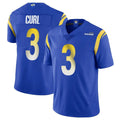 Choea LA.Rams #3 Kam Curl Player Royal Limited Vapor Untouchable Home Game Stitched Jerseys