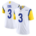 Choea LA.Rams #3 Kam Curl Player White Limited Vapor Untouchable Home Game Stitched Jerseys