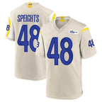 Choea LA.Rams #48 Omar Speights Player Bone Home Game Stitched Jerseys