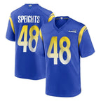 Choea LA.Rams #48 Omar Speights Player Royal Home Game Stitched Jerseys