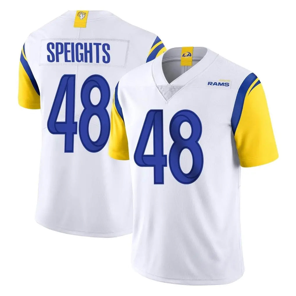 Choea LA.Rams #48 Omar Speights Player White Limited Vapor Untouchable Home Game Stitched Jerseys