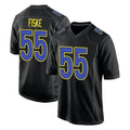 Choea LA.Rams #55 Braden Fiske Player Black Fashion Limited Home Game Stitched Jerseys
