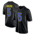 Choea LA.Rams #5 Kamren Kinchens Player Black Fashion Limited Home Game Stitched Jerseys