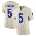 Choea LA.Rams #5 Kamren Kinchens Player Bone Limited Vapor Home Game Stitched Jerseys