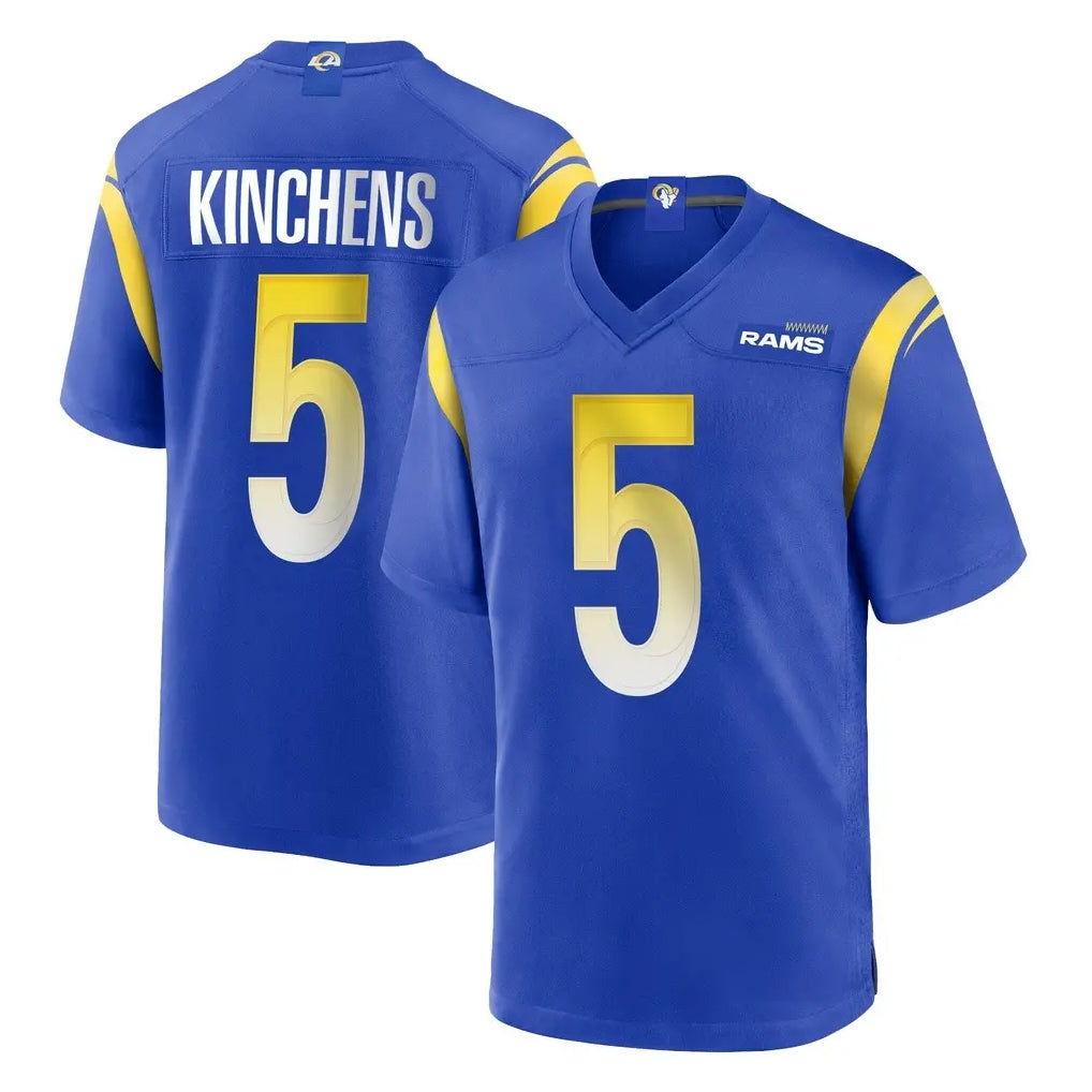 Choea LA.Rams #5 Kamren Kinchens Player Royal Home Game Stitched Jerseys
