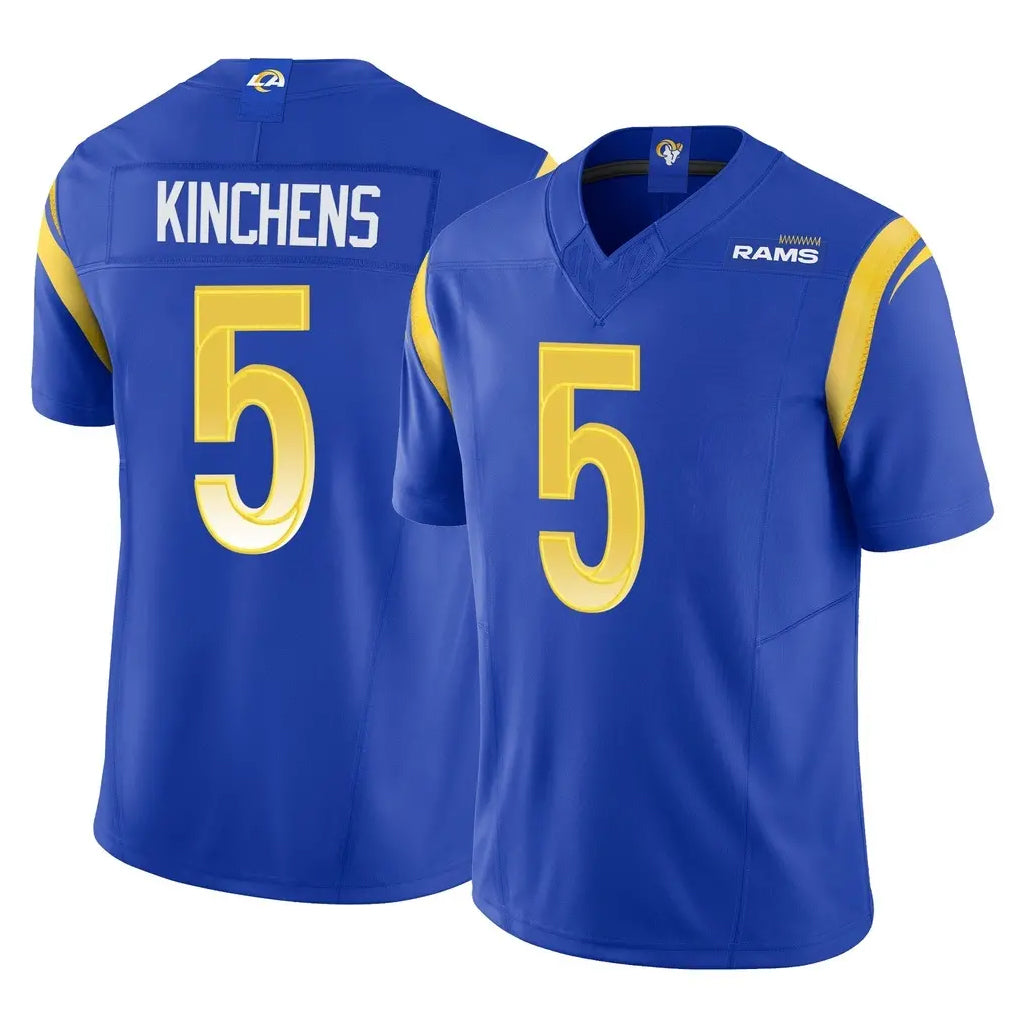 Choea LA.Rams #5 Kamren Kinchens Player Royal Limited Vapor F.U.S.E. Home Game Stitched Jerseys