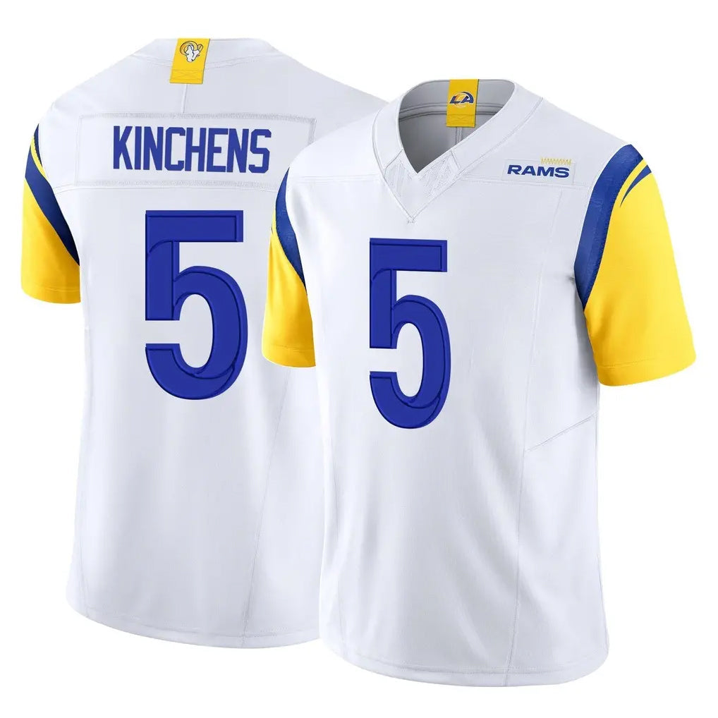 Choea LA.Rams #5 Kamren Kinchens Player White Limited Vapor F.U.S.E. Home Game Stitched Jerseys
