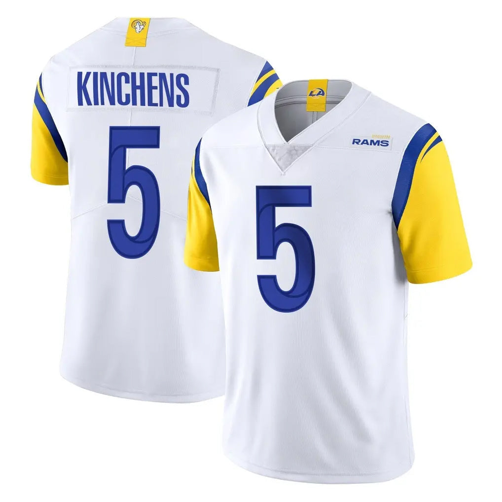 Choea LA.Rams #5 Kamren Kinchens Player White Limited Vapor Untouchable Home Game Stitched Jerseys