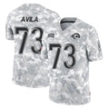 Choea LA.Rams #73 Steve Avila Player Arctic Camo Salute To Service Limited Game Stitched Jerseys