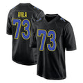 Choea LA.Rams #73 Steve Avila Player Black Fashion Limited Home Game Stitched Jerseys