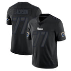Choea LA.Rams #77 Alaric Jackson Player Black Impact Limited Home Game Stitched Jerseys