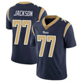 Choea LA.Rams #77 Alaric Jackson Player Navy Limited Vapor Untouchable Home Game Stitched Jerseys