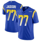 Choea LA.Rams #77 Alaric Jackson Player Royal Limited Vapor Untouchable Home Game Stitched Jerseys