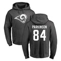 Choea LA.Rams #84 Colby Parkinson Player Gray Pullover Hoodie Limited Game Stitched Jerseys
