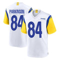 Choea LA.Rams #84 Colby Parkinson Player White Home Game Stitched Jerseys
