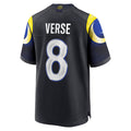 Choea LA.Rams #8 Jared Verse Player Midnight Blue Rivalries Collection Game Stitched Jerseys