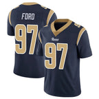 Choea LA.Rams #97 Poona Ford Player Navy Limited Vapor Untouchable Home Game Stitched Jerseys
