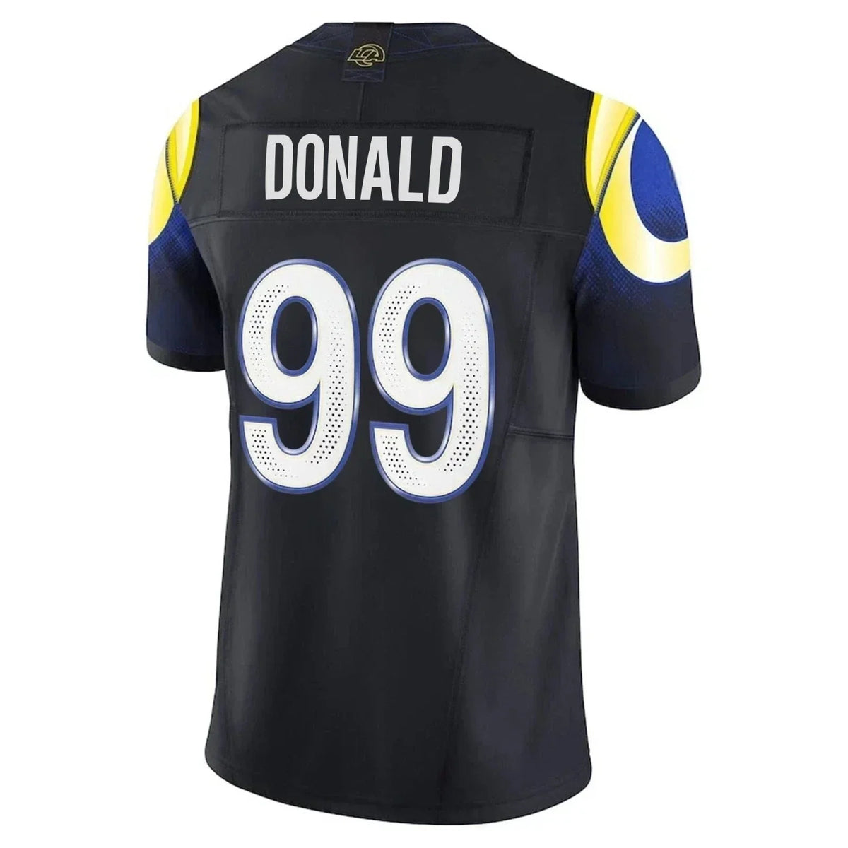 Choea LA.Rams #99 Aaron Donald 2025 Rivalries Collection Limited Jersey - Midnight Blue Stitched Jerseys