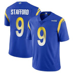 Choea LA.Rams #9 Matthew Stafford Player Royal Limited Vapor Untouchable Home Game Stitched Jerseys