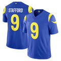 Choea LA.Rams #9 Matthew Stafford Player Royal Vapor F.U.S.E. Limited Home Game Stitched Jerseys