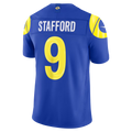 Choea LA.Rams #9 Matthew Stafford Royal Team Vapor F.U.S.E. Stitched Limited Jerseys