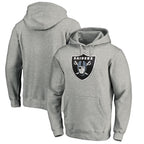 Choea LV.Raiders Gray LOGO Pullover Hoodies Home Game Blank Player Stitched Jerseys