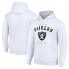 Choea LV.Raiders White LOGO Pullover Hoodies Home Game Blank Player Stitched Jerseys