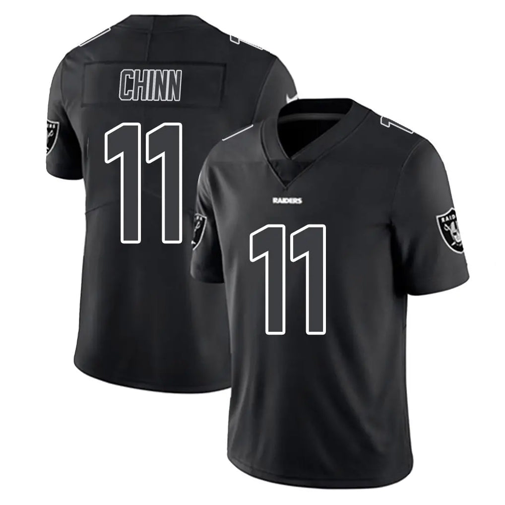 Choea LV.Raiders #11 Jeremy Chinn Player Black Limited Black Impact Home Game Stitched Jerseys