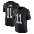 Choea LV.Raiders #11 Jeremy Chinn Player Black Limited Vapor Untouchable Home Game Stitched Jerseys
