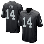 Choea LV.Raiders #14 Matt Gay Player Black Home Game Stitched Jerseys
