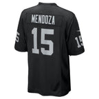 Choea LV.Raiders #15 Fernando Mendoza Black 2026 Draft First Round Pick No. 1 Team Game Stitched Jerseys