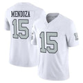 Choea LV.Raiders #15 Fernando Mendoza Player White Vapor F.U.S.E. Limited Home Game Stitched Jerseys