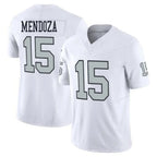 Choea LV.Raiders #15 Fernando Mendoza Player White Vapor F.U.S.E. Limited Home Game Stitched Jerseys