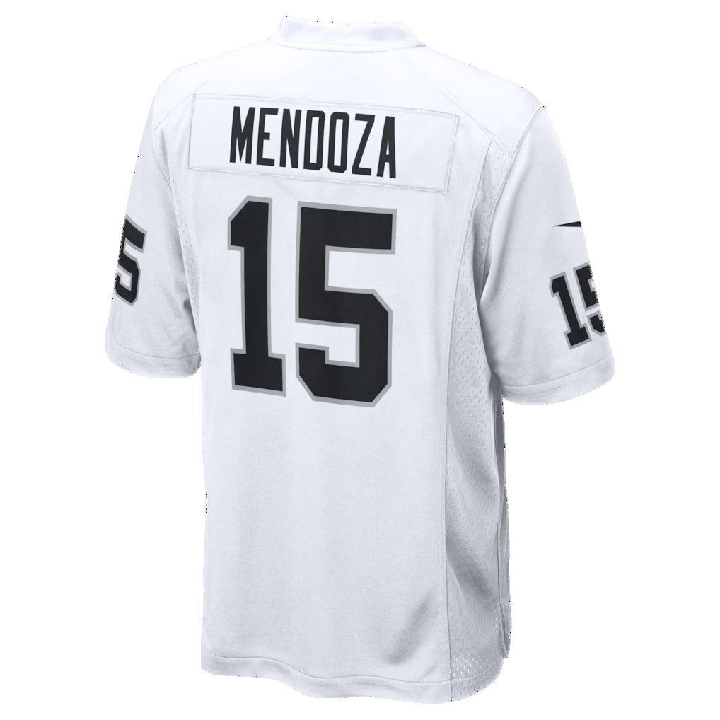 Choea LV.Raiders #15 Fernando Mendoza White Game Player Stitched Jerseys