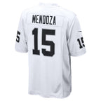 Choea LV.Raiders #15 Fernando Mendoza White Game Player Stitched Jerseys