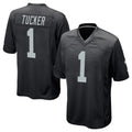 Choea LV.Raiders #1 Tre Tucker Player Black Home Game Stitched Jerseys